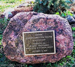 History Center Culpin Blue plaque