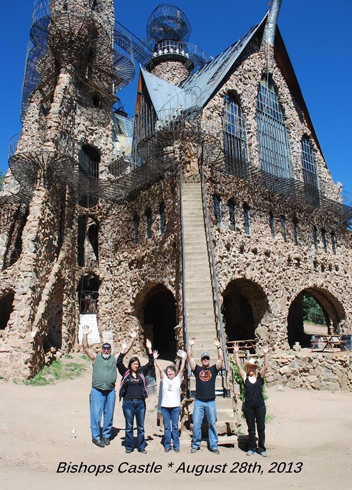 Hands Up Pose Bishop's Castle