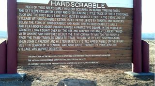 Hardscrabble Sign