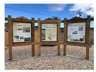 Canon city kiosk #2 3 panel