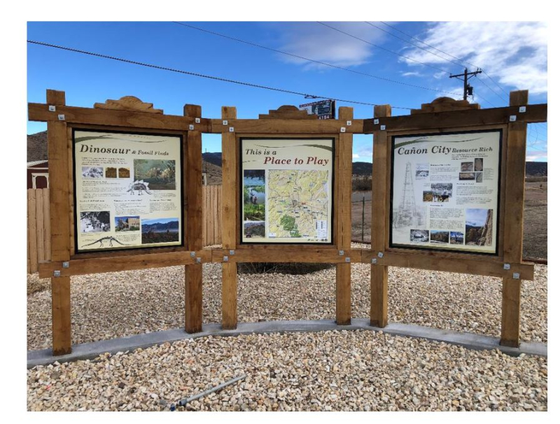 Canon city kiosk #2 3 panel