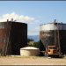 The last two distilling tanks. Ventilation tunnels used to connect each one of these to the towers venting the biproducts.
