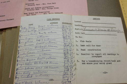 Mountain View Home Demonstration Club Membes 1969