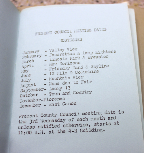 Mountain View Home Demonstration Club 