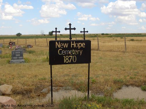New Hope Church and Cemetery, Wetmore, CO