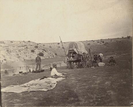 Chuck Wagon Scene Red Creek