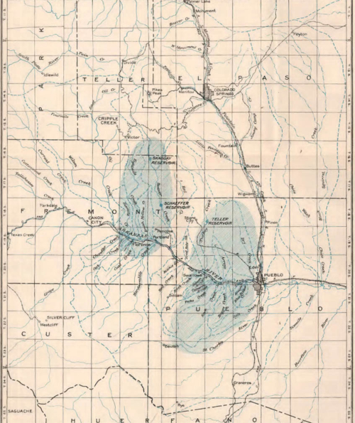 Map Rain concentrations