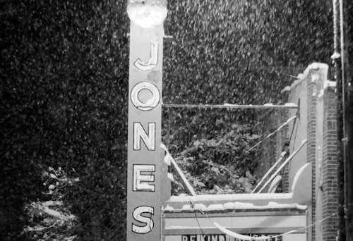 Westcliffe: Jones Theater in the Snow April, 2021