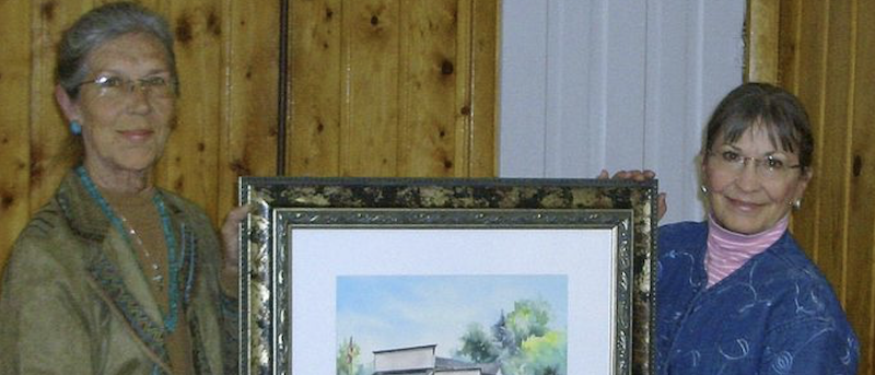 WHG&HS Painting by Jane Carpenter, October 19, 2012