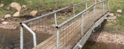 The Foot Bridge in Wetmore-Connecting the Past to the Present