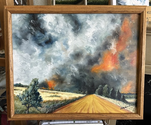 Colorado Burning by Kathy A Madonna